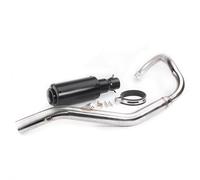 Motorcycle Exhaust Muffler Système Tuyau d'échappement Avant en Acier Inoxydable, Grand turbocompresseur de Modification de Moto Compatible avec Benelli 250 Small Yellow Dragon 250(Suit 11)