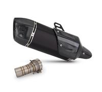 Motorcycle Exhaust Slip on Line Modify Stainless Middle Link Adapter Pipe with Giant Big Shield Muffler Kit for BMW for R1300GS ADV