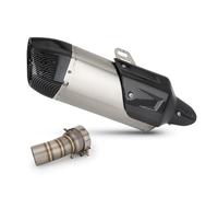 Motorcycle Exhaust Slip on Line Modify Stainless Middle Link Adapter Pipe with Giant Big Shield Muffler Kit for BMW for R1300GS ADV