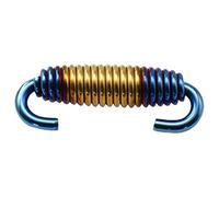 Motorcycle Exhaust Springs - Heavy Duty Steel, Elastic Performance Springs, anti-corosion Build, Reliable Muffler Pull, | Perfect for vehicle maintenance, motorcycle tuning, scooter