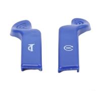 Motorcycle Extension Button Switch 2-Pack ABS Black(Blue)