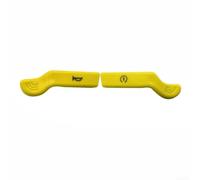 Motorcycle Extension Button Switch 2-Pack ABS Black(Yellow)
