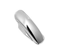 Motorcycle Fender Fender Mud Flap Guard Fairing Mudguard Splash Gard Guard Cover Roue Compatible avec Les modèles de Chrome Noir(Chrome)