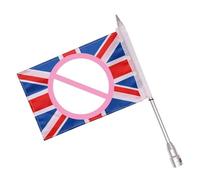 Motorcycle Flags - Patriotism Nation Ornament, 11 Inches Flag Pole Gear for Riding, Luggage Rack Flag, Biking Decoration Piece with Double Stitching, Mount Support Tool for Traveling and Displaying