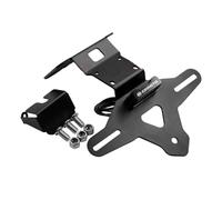Motorcycle Folding Rear License Plate Holder Fender Eliminator Kit Fit Compatible With 675NK 675 NK 675 SS CF Moto 675SR 675 SR SR-R(CFMOTO-black)