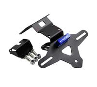 Motorcycle Folding Rear License Plate Holder Fender Eliminator Kit Fit Compatible with 675NK 675 NK 675 SS CF Moto 675SR 675 SR SR-R(675NK-blue)