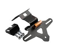 Motorcycle Folding Rear License Plate Holder Fender Eliminator Kit Fit Compatible With 675NK 675 NK 675 SS CF Moto 675SR 675 SR SR-R(675NK-Orange)