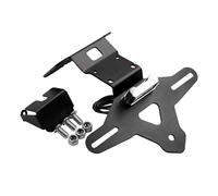 Motorcycle Folding Rear License Plate Holder Fender Eliminator Kit Fit Compatible With 675NK 675 NK 675 SS CF Moto 675SR 675 SR SR-R(CFMOTO-silver)