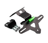 Motorcycle Folding Rear License Plate Holder Fender Eliminator Kit Fit Compatible with 675NK 675 NK 675 SS CF Moto 675SR 675 SR SR-R(675NK-green)