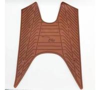 Motorcycle Foot Cushion Pads Care Inside Semed Pédal Pads pour DIO AF18 DIO 50 AF17 AF18 AF25 DIO 50 Mate DE THEEL Mate DE THEEL Compatible avec Les PIÈCES Scooter(Brown)