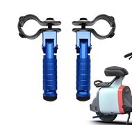 Motorcycle Foot Pegs - Bike Foot Pegs | Metal Rear Foots Peg Pedal | Motorbike Frame Pedals | Folding Feet Step Pêgs for Bicycles, Scooters, Motorbikes| 1 Pair Motorcycle Rear Fooôt Pedal Rests