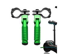 Motorcycle Foot Pegs - Bike Foot Pegs | Metal Rear Foots Peg Pedal | Motorbike Frame Pedals | Folding Feet Step Pêgs for Bicycles, Scooters, Motorbikes| 1 Pair Motorcycle Rear Fooôt Pedal Rests