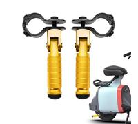 Motorcycle Foot Pegs - Bike Foot Pegs | Metal Rear Foots Peg Pedal | Motorbike Frame Pedals | Folding Feet Step Pêgs for Bicycles, Scooters, Motorbikes| 1 Pair Motorcycle Rear Fooôt Pedal Rests