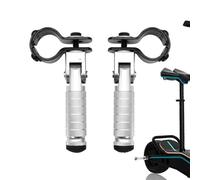 Motorcycle Foot Pegs - Bike Foot Pegs | Metal Rear Foots Peg Pedal | Motorbike Frame Pedals | Folding Feet Step Pêgs for Bicycles, Scooters, Motorbikes| 1 Pair Motorcycle Rear Fooôt Pedal Rests