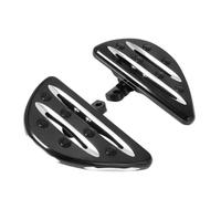 Motorcycle Foot Pegs Passenger Rester de Pied Pédale arrière Pédale Compatible avec Les modèles Softail Sportster en Chrome ou Black Finish(Black)