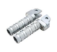 Motorcycle Foot PEGS Pédales de Repose-Pieds compatibles avec CB125R CB250R CB300R CBR250R CBR300R CBR400R CBR500R et modèles similaires(Silver)