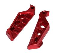 Motorcycle Foot Pegs pour XMAX300 pour XMAX250 pour XMAX125 pour X-Max 250 125 400 1 Paire De Repose Pieds De Passager Arrière Moto Pédales Moto Foot Pegs(Red)