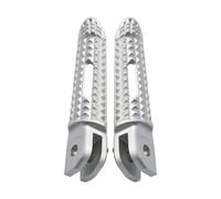 Motorcycle Foot Rest, Aluminium Dirtbike Front Pédales pour la route, installation facile avec conception ergonomique, bassins de pied moto autoroute, gravier, tournée rue, montant, 0,787x5,51 pouces