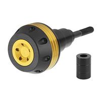 Motorcycle Frame Slider CNC Drop Anti Throw Bar Universal Fit Aluminium Alloy Plastique 165 mm pour la course Modification de conduite rapide (C (Golden))
