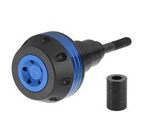 Motorcycle Frame Slider CNC Drop Anti Throw Bar Universal Fit Aluminium Alloy Plastique 165 mm pour la course Modification de conduite rapide (D (bleu))