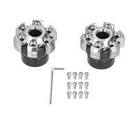 Motorcycle Frame Sliders | 2PCS CNC Aluminum Alloy Crash Protection for Front Suspension/Axle | Universal Fit Kit for Most Sport Motorcycles & Cruisers (Argent)