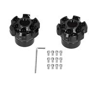 Motorcycle Frame Sliders | 2PCS CNC Aluminum Alloy Crash Protection for Front Suspension/Axle | Universal Fit Kit for Most Sport Motorcycles & Cruisers (Noire)