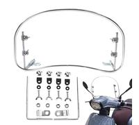 Motorcycle Front, Clear Wind Deflector Screens, Fashion Appearance Accessories for Electric Motorcycle, Scooter, Pedal