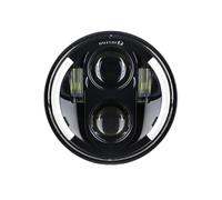 Motorcycle front light bar Convient pour Harley Sportster 1200 883 Street 5-3/4 Phare rond à LED Angel Eyes Halo de 5,75 Phare de moto(Pink)