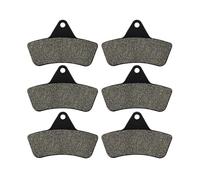 Motorcycle Front or Rear Brake Pads for Cat 250 300 375 400 454 Bearcat 500 650 H1 Auto Utility 2x4 4x4 1996-2007(3 Pairs)