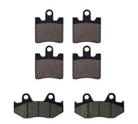 Motorcycle Front Rear Brake Pads Disk Kit Compatible avec AN250 AN400 Skywave Series(Front and Rear)