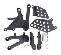 Motorcycle Front Rider Footrest Foot Pegs Bracket Set for Honda CBR1000RR 2004-2007 2006 2005 (Black)