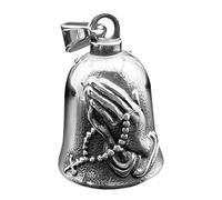 Motorcycle Gantetry Bell Avec Une Balade De Ganteuse À Main De Prière Pour Une Conduite Sûre, Un Accessoire Charmant Pour Les Motocyclistes | Bonheur Symbolique Et Protection À Chaque Voyage
