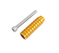 Motorcycle Gear Shift Lever Pedal Enlarger Foot Peg Cover Shifter Extension Compatible for Triumph Bonneville T120 T100 Adventurer for SPEEDMASTER SCR Ambler(Gold)