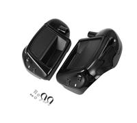 Motorcycle Gloss Black Lower Fairings Vented Leghers et Cap Glove Box Compatible avec la tournée Electra Road Street CVO 2014-23