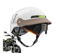 Motorcycle Half Helmet - Lightweight Sun Visor for Head Protection, Quick Release Gear with Comfortable Padding, Safety Helmet for Men, Women, ATV, Cruiser, Bicycle, Mountain, Skateboard