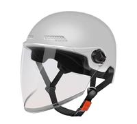 Motorcycle Half Helmet - PP 27x22x15cm | Open Face Helmet with Quick Release, Sun Protection, Retro Design | Adult Electric Bike Scooter Motor ATV Racing Motocross Women Travel