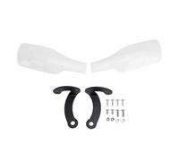 Motorcycle Hand Guards Universal Fit ABS Durable Windproof Rain tolerant Handlebar Protectors for CRF250L CRF300L CL250 CL300 White Pair