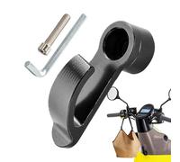 Motorcycle Handlebar Hook, Aluminum Alloy Holder, Motorcycle Helmet Hook with Sturdy Design, Storage Accessory, Riding Gear with Easy Use, Portable for Commuting Outdoor Highway and Adventure Touring