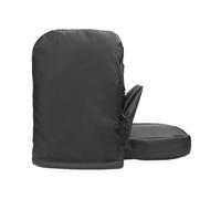 Motorcycle Handlebar Mitts for Winter - PU Leather Windproof Reflective Comfortable Heated Protection, Soft Insulated Hand Warmers for Men Women Cold Season Daily Travel Commuting Driving | Outdoor Ri