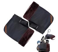 Motorcycle Handlebar Muffs Motorcycle Handlebar Cover Winter Cycling Gloves With Reflective Strip Waterproof Windproof Muffs For Snowmobile Motorcycles Scooter Mountain Long Distance Riding Commuting