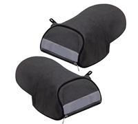 Motorcycle Handlebar Muffs - Waterproof Riding Gloves Gauntlets, Insulated Handlebar Covers with Windproof Sunshade Design, Comfortable Grip Protection Feature, Ideal for Motorbike Bicycle Scooter ATV