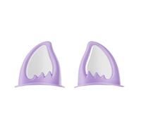 Motorcycle Hat Cat Ears - Creative Peel & Stick Kitten Ear Sticker | Adhesive Ski Hat Horns Headgear, Hard Ĥat Cat Ear Accessory, Çat Ears Attachments for Ski Helmet Motorcycle Hard H́at