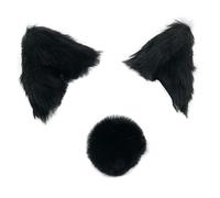 Motorcycle Headgear Cat Ears Adhesive Plush Cat Ear Headgear Accessory for Use | Soft Plush Fabric Design System, Strong Adhesive Mount Structure Feature, Fun Decorative Helmet Styling Function, Kids