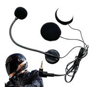 Motorcycle Helmet Audio Speakers with HD Sound, Slim Wired Headphones for Communication System, Noise-Reducing Earbuds for Racing Touring Dirt Bike Snowmobile Street Ride and Outdoor Adventure
