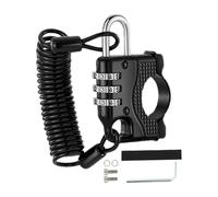 Motorcycle Helmet Lock - Aluminum Alloy 5x7x1.4cm | Digit Combination Anti-Theft Gadget | Hat Protection Lock For Adults Men Women Outdoor Parking Motorcycle Electric Bike Night Garage