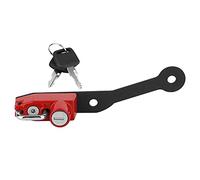 Motorcycle Helmet Lock Mount Hook High Strength Aluminum Alloy Secure Locking System for MT 07 FZ 07 2014 2017 FJ 07 2014 2016 Red Orange Yellow Green Blue Optional Colors (Red)