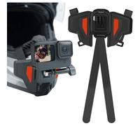 Motorcycle Helmet Strap with Chin Strap for GoPro Hero 10 Hero 9 Hero 8 Hero 7/6/5/4 DJI Osmo Action, Insta 360 and Most Sports Action Cameras (Upgrade)