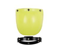 Motorcycle Helmet Visor - Wind Shield Lens | Retro Helmet Bubble Lens | Windproof And Anti-glare Open Face Lens For Rainy Weather Night Long Distance Touring Sunny Day Protection Highway Riding