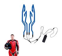 Motorcycle Helmets Light - Helmets Strip Light for LED Night Riding Signal | Helmets LED Light Strip Sticker, for Motorcycle, Bike Helmets Accessories