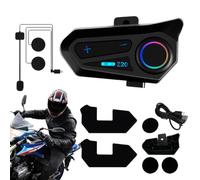 Motorcycle Intercom Headset - ABS IPX6 | Type-C Charging System | Wireless